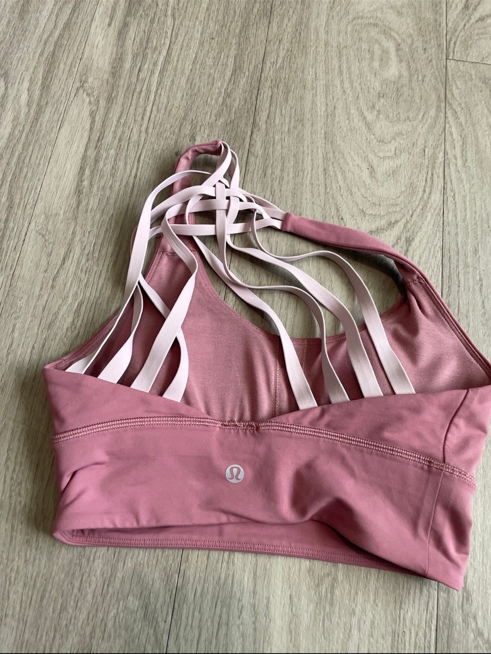 lululemon athletica Dusty Rose Strappy Sports Bra - Picture 2 of 3